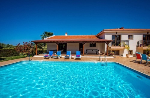 Latchi Villa | Androniki Huge Luxury Villa with Sea & Mountain Views, Pool, BBQ, WiFi, A/C
