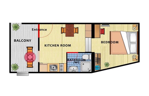 Mirthios Apartment | AnnaView Deluxe 35sqm apartment No13 with Seaview