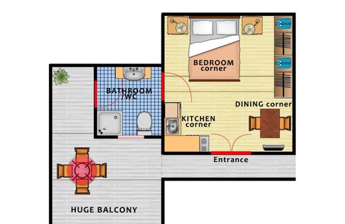 Mirthios Apartment | AnnaView Top Floor Suite No19 with amazing Seaview