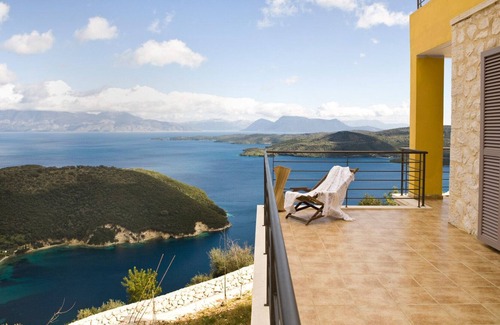 Katokhorion Villa | Antigoni's villas - one of the most amazing views in the mediterranian sea