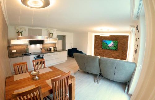 Leipheim Apartment | Antike & Modern Deluxe 2 mit Terrasse