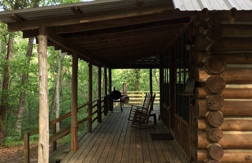 Nacogdoches Cabin | Antlers - An authentic log cabin experience in the forest at Stag Leap Cabins!