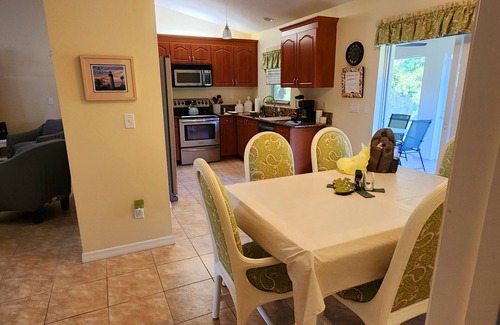 Indian River Estates House | Anytime Sunshine Getaway! Family friendly with a fresh Florida feel.