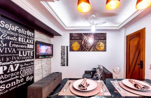 Tupi Apartment | Apê 3 min da Praia, Garagem, Wi-Fi, Tão Lindo