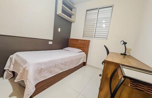 Ourinhos Apartment | Apê elegante com ar, vaga e ótima localização