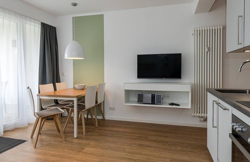 Bensersiel Apartment | Apartment nah der See mit Großer Terrasse, Parkplatz, Schwimmbad- & Saunanutzung
