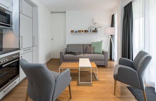 Bensersiel Apartment | Apartment nah der See mit Großer Terrasse, Parkplatz, Schwimmbad- & Saunanutzung