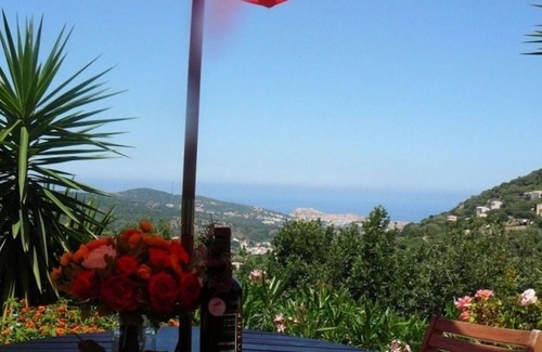 Santa-Reparata-di-Balagna Apartment | Apartment in Villa Sorbo with sea view