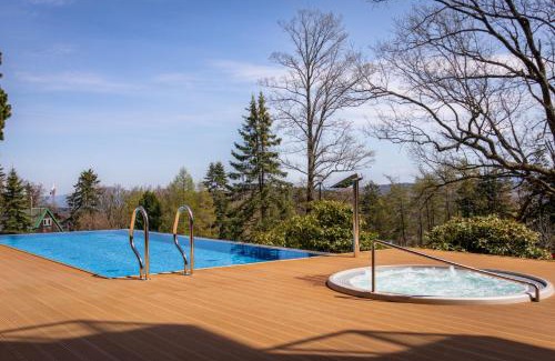 Szklarska Poreba Apartment | Apartament AREKA A16 Green Resort - klimatyzacja, basen, sauny, jacuzzi, siłownia