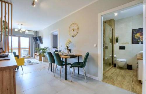 Szklarska Poreba Apartment | Apartament AREKA A16 Green Resort - klimatyzacja, basen, sauny, jacuzzi, siłownia