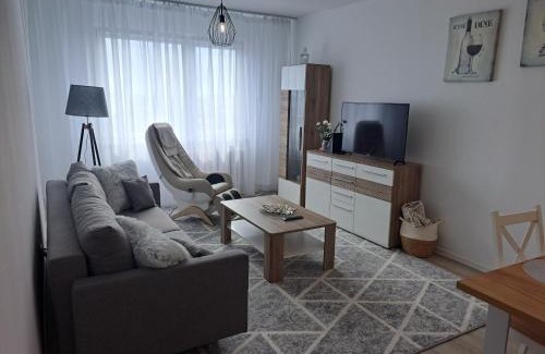 Sosnowiec Apartment | Apartament Kraju centrum z fotelem masującym
