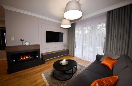 Cedzyna Apartment | Apartament Leśny No 63 nad Zalewem z KOMINKIEM , GARAŻ w cenie