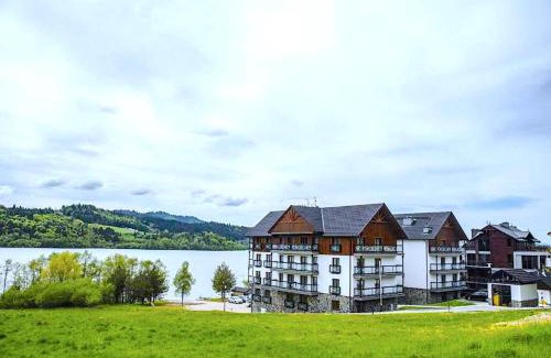 Czorsztyn Apartment | Apartament33 Luxury View Centralny Widok na jezioro sauna, siłownia - 100 metrów od Jeziora Czorsztyńskiego i ścieżki rowerowej Velo Czorsztyn obok Kluszkowce Ski
