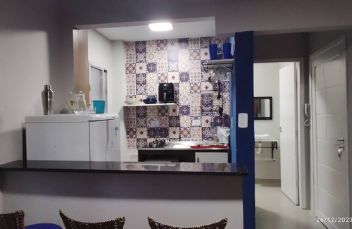 Sao Vicente Apartment | Apartamento pé na Areia 1 Quarto Gonzaguinha SV