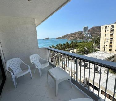 El Rodadero Apartment | Apartamento frente al MAR Rodadero - Gaira TACOA 6 a 8 personas