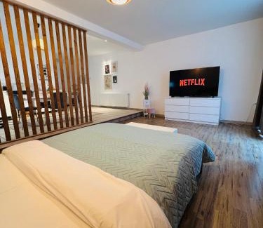 Targoviste Apartment | ApartHome Studio Central Self Check-in & Free Parking & WiFi