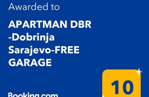 Novi Grad Sarajevo Apartment | APARTMAN DBR -Dobrinja Sarajevo-FREE GARAGE