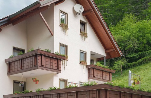 Bad Peterstal-Griesbach Apartment | Apartment 'Doppelzimmer 3' with Mountain View, private balcony and Wi-Fi