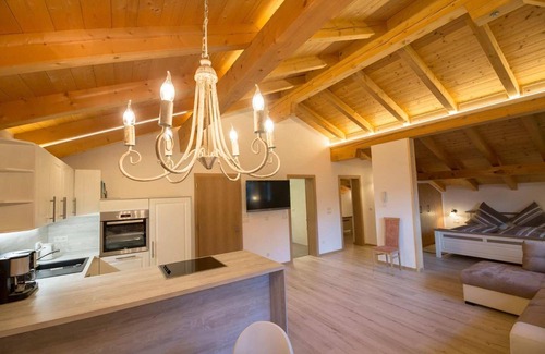 San Leonardo in Passiria Apartment | Apartment 'Tscharfhof' with Mountain View, Private Terrace and Wi-Fi