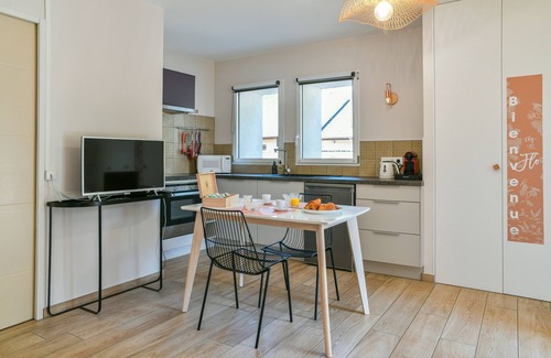 Saint-Pierre-d'Albigny Apartment | Apartment 'Chez Flo - Clim Parking - Clg' with Mountain View and Air Conditioning