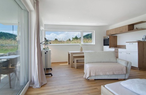 Ludwigshafen Apartment | Apartment 'Aura Untergeschoss' with Private Terrace, Private Garden and Wi-Fi