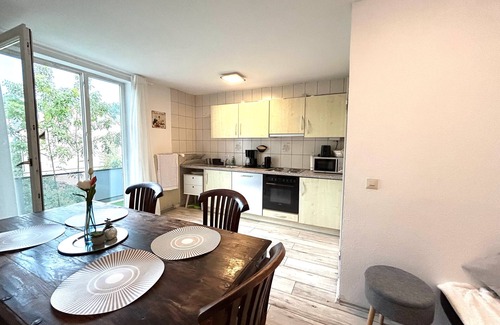 Schlatt Apartment | Apartment 'Alb Glück 1' with Balcony and Wi-Fi