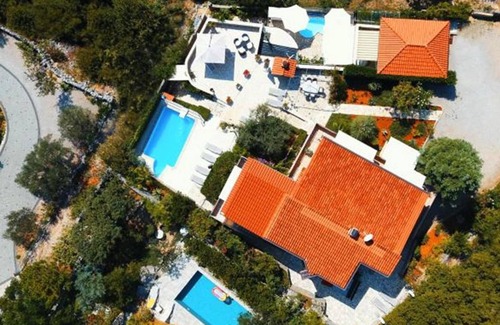 Kornic Apartment | Apartment Barbara033 with the pool and a perfect sea view