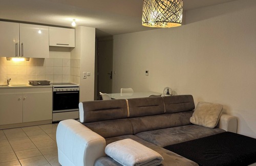 Castelnau-le-Lez Apartment | Apartment bedroom + sofa bed