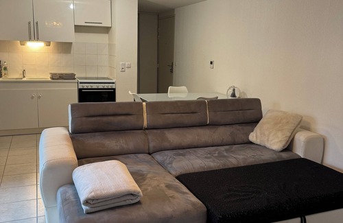 Castelnau-le-Lez Apartment | Apartment bedroom + sofa bed