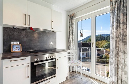 Alpirsbach Apartment | Apartment "Bosch" with Mountain View, Shared Terrace & Wi-Fi