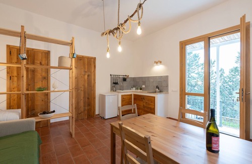 Camporeale Apartment | Apartment 'Casa Delle Pigne' with Mountain View, Private Terrace and Wi-Fi