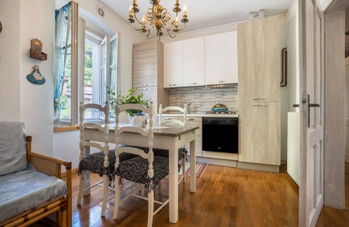 Sella Giudicarie Apartment | Apartment 'Casa Nel Borgo Edera' with Mountain View and Shared Garden