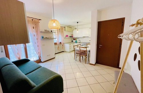 Arco Apartment | Apartment 'Casa Segantini - Relax 2' with Mountain View, Balcony and Air Conditioning