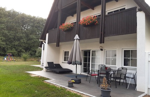 Walkenried Apartment | Apartment-Comfort-Private Bathroom-Garden view-Typ B Terrrasse 11