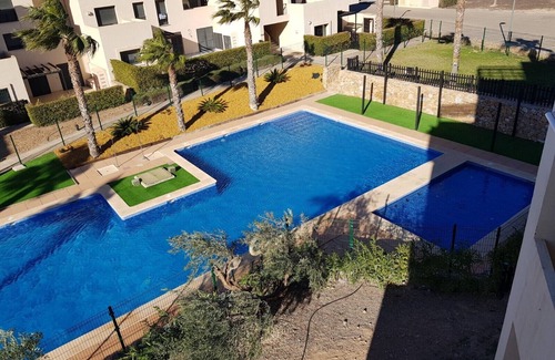 Corvera Apartment | Apartment Corvera Golf with Mountain View, Shared Pool & Wi-Fi