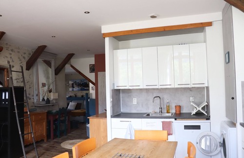 Briancon Apartment | Apartment 'Dans Une Maison De Pays' with Mountain View, Terrace and Wi-Fi