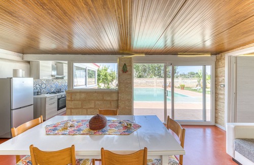 Taurisano Apartment | Apartment 'Dependance Con Piscina' with Private Pool, Wi-Fi and Air Conditioning