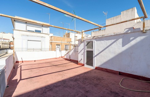 Sant Carles de la Rapita Apartment | Apartment 'Estela' with Private Terrace, Wi-Fi, Balcony and Air Conditioning
