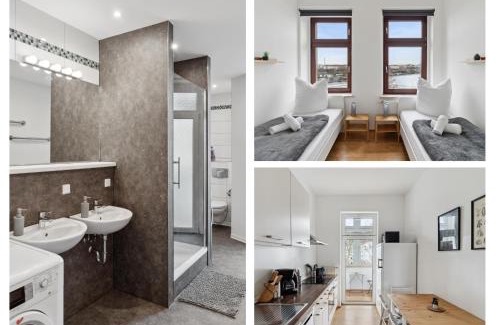 Ost Apartment | Apartment für 13 Gäste, 5 Schlafzimmer, 2 Bäder, 2 Loggia's, Leipzig Zentrum Ost