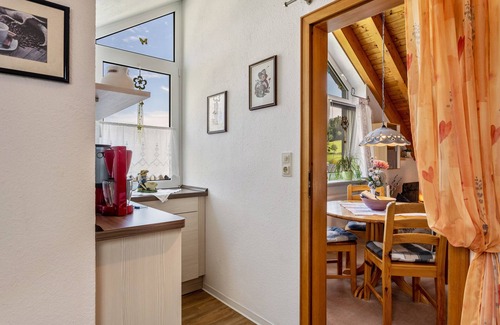 Usseln Apartment | Apartment 'Ferienwohnung Ausblick' with Lake View, Shared Garden and Wi-Fi