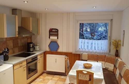 Wernigerode Condo | Apartment for 4 persons. 65 sqm, living room, 2 bedrooms, kitchen, bathroom, terrace.