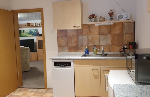 Wernigerode Condo | Apartment for 4 persons. 65 sqm, living room, 2 bedrooms, kitchen, bathroom, terrace.