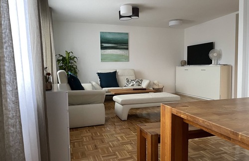 Tettnang Apartment | Apartment 'HopfenGlück' with Balcony & Wi-Fi für holiday guests