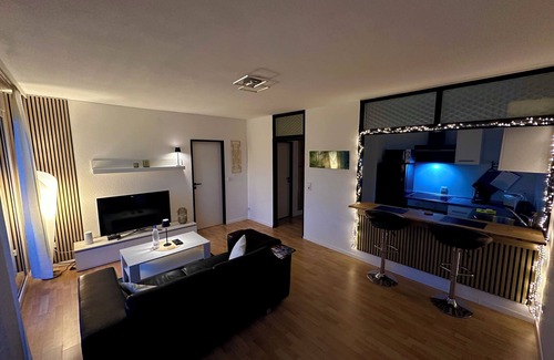Bad Driburg Apartment | Apartment "Iburg Blick" for 1-3 persons with balcony and bathtub