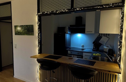 Bad Driburg Apartment | Apartment "Iburg Blick" for 1-3 persons with balcony and bathtub