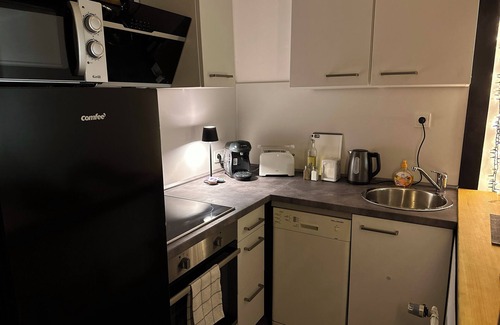 Bad Driburg Apartment | Apartment "Iburg Blick" for 1-3 persons with balcony and bathtub