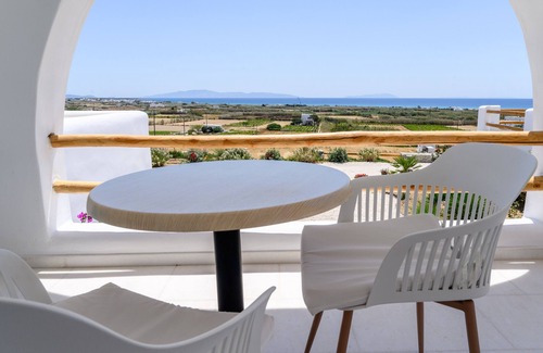 Mikri Vigla Apartment | Apartment In A Hotel 'Naxos Earth Junior Suite' with Sea View, Wi-Fi and Air Conditioning