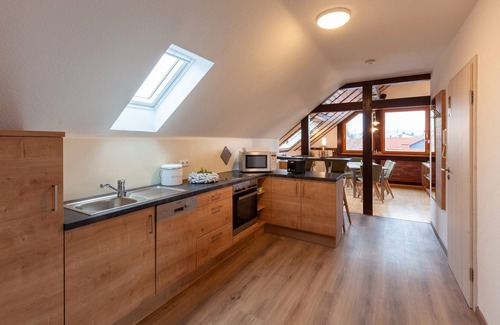 Waechtersbach Apartment | Apartment 'Kinzigtal' with Shared Terrace, Shared Garden and Wi-Fi