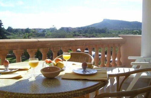 Cala Bona Apartment | Apartment Lili Cala Bona-Pool-Private Sunbeds-nr Beach-direct airport bus-A/C