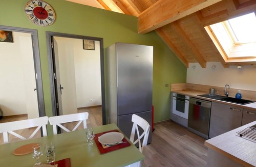Le Bourg-d'Oisans Apartment | Apartment 'Lodge Fabissa' with Mountain View, Private Terrace and Wi-Fi